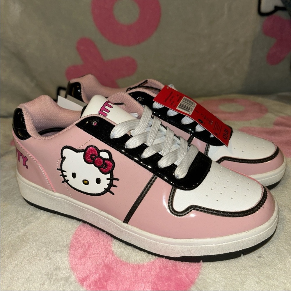 Hello Kitty Pink and White Sneakers for women